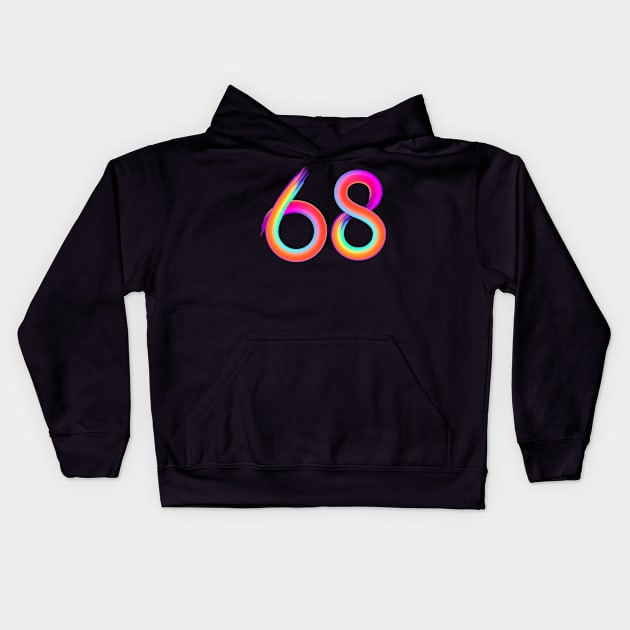 brushed 68 Kids Hoodie by MplusC